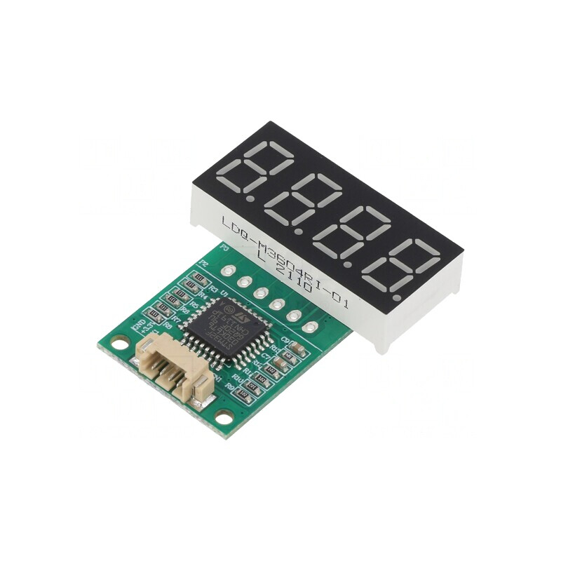 Afișaj LED 7 Segmente 9.2mm 4 Digiti Roșu | Electronic-mag.ro | Componente Electronice