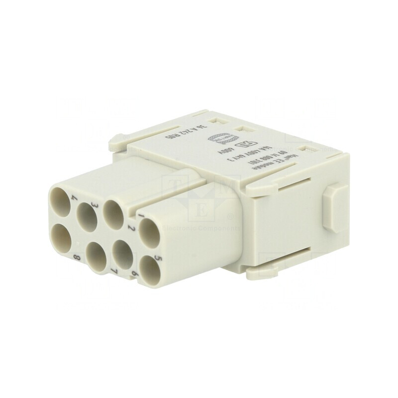 Conector modular mamă Han-Modular 8 pini fără contacte | Electronic-mag.ro | Componente Electronice