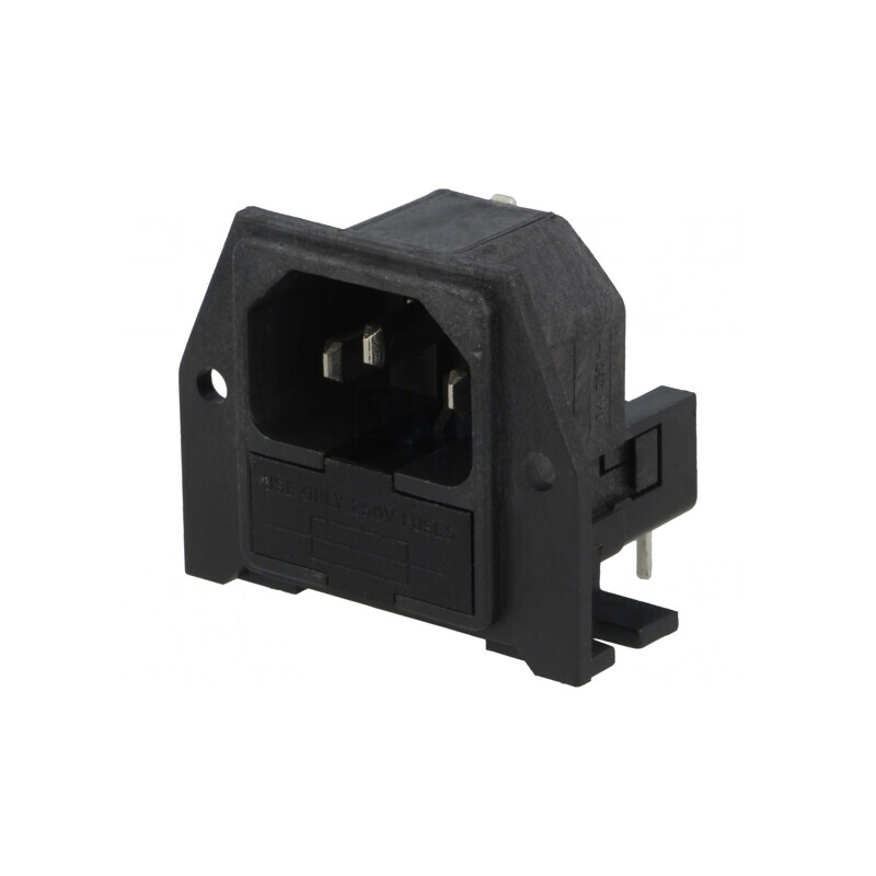 Conector Alimentare AC 10A 250V IEC 60320 | Electronic-mag.ro | Componente Electronice