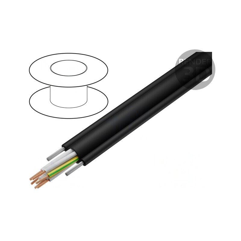 Cablu LIFTTEC® FYMYTW 8G1,5mm2 Neecranat 300V/500V Cu Litat | Electronic-mag.ro | Componente Electronice