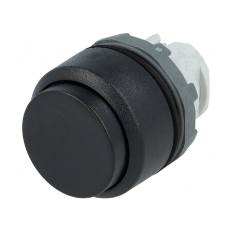 Comutator Negru 22mm Acționat Prin Apăsare | Electronic-mag.ro | Componente Electronice