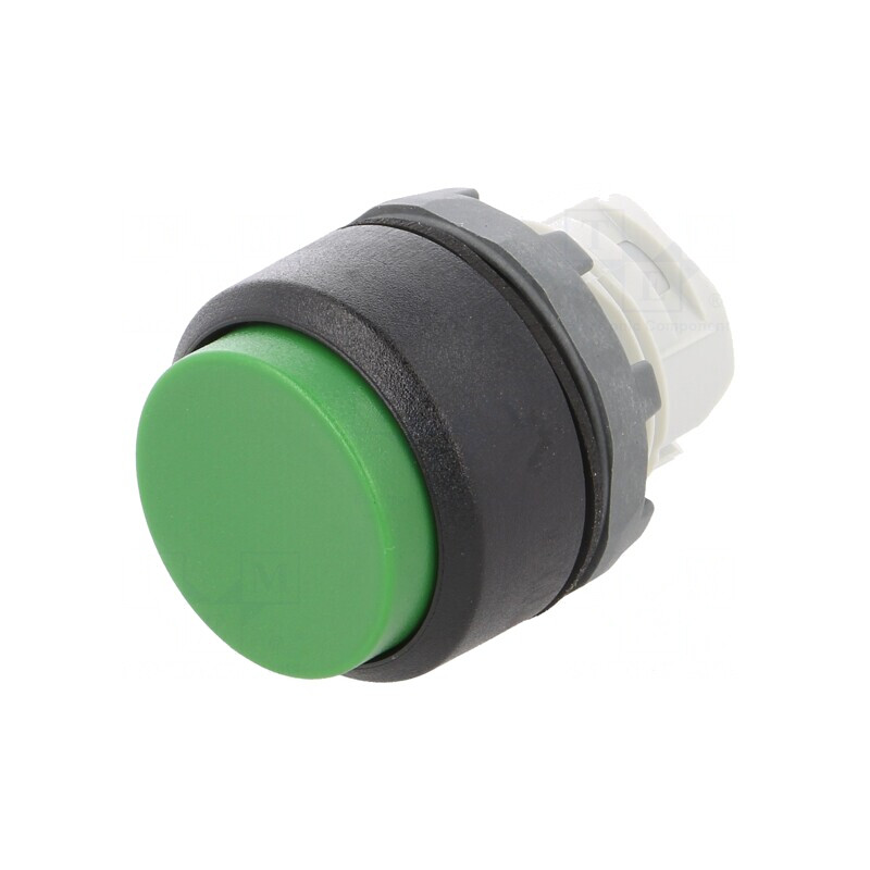 Comutator Apăsare 22mm Verde | Electronic-mag.ro | Componente Electronice