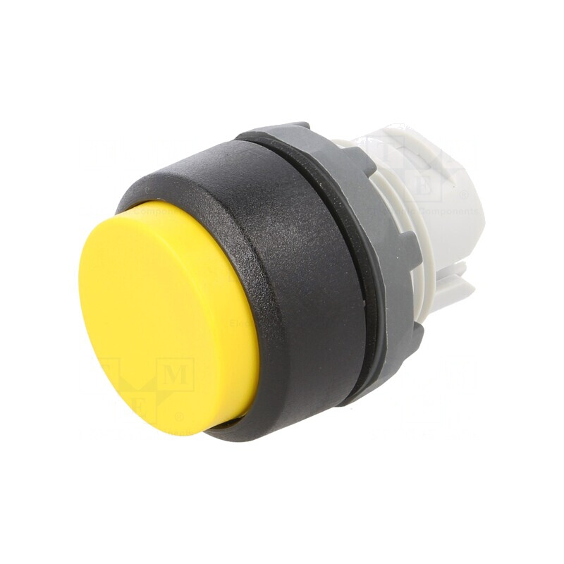 Comutator Apăsare 22mm Galben Stabilizat | Electronic-mag.ro | Componente Electronice
