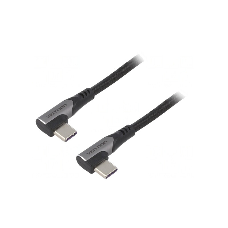 Cablu USB 2.0 USB-C Îndoit 0,5m 100W | Electronic-mag.ro | Componente Electronice