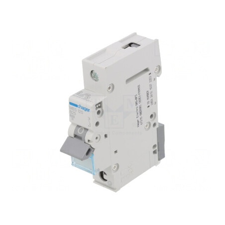 Întrerupător de supracurent 25A 1P 6kA 230/400VAC | Electronic-mag.ro | Componente Electronice