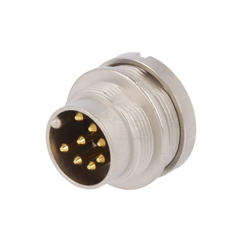 Conector M16 Tată Lipire 8-PIN IP68 5A 60V | Electronic-mag.ro | Componente Electronice