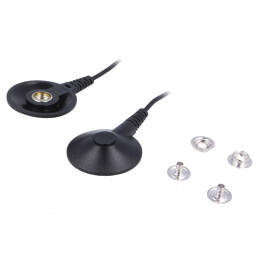 Cablu împământare ESD negru 1,8m | Electronic-mag.ro | Componente Electronice