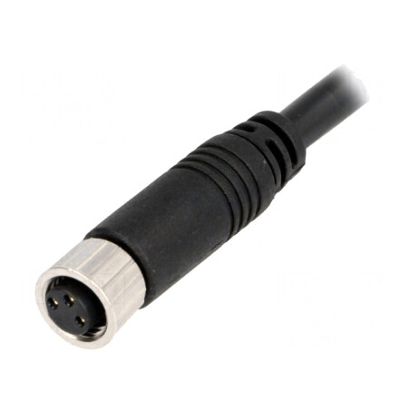 Conector M8 1m Mamă 3 PIN Drept cu Mufă și Cabluri | Electronic-mag.ro | Componente Electronice