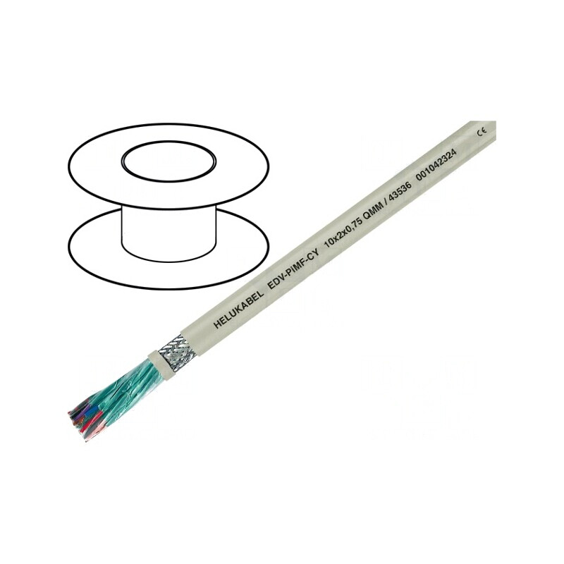 Cablu PVC Gri 3x2x0,5mm2 300V Eca | Electronic-mag.ro | Componente Electronice