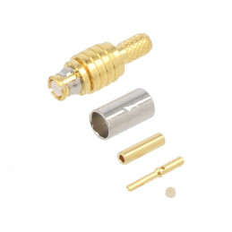Mufă coaxială mamă 50Ω Belden 83265 RG178 RG196 | Electronic-mag.ro | Componente Electronice