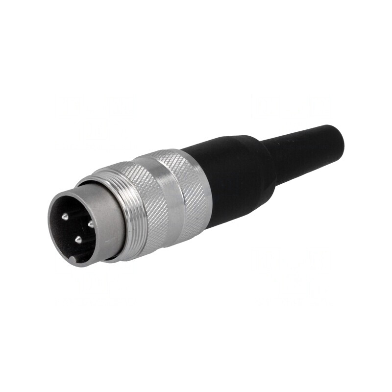 Mufă Conector M16 Lipire pe Cablu 3 PIN 5A 300V Drept | Electronic-mag.ro | Componente Electronice