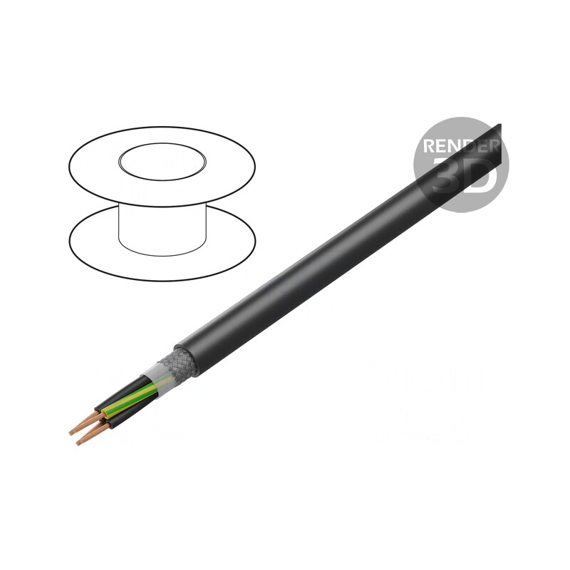 Cablu ÖLFLEX ROBUST 215C 4G1,5mm2 Negru 300V/500V | Electronic-mag.ro | Componente Electronice