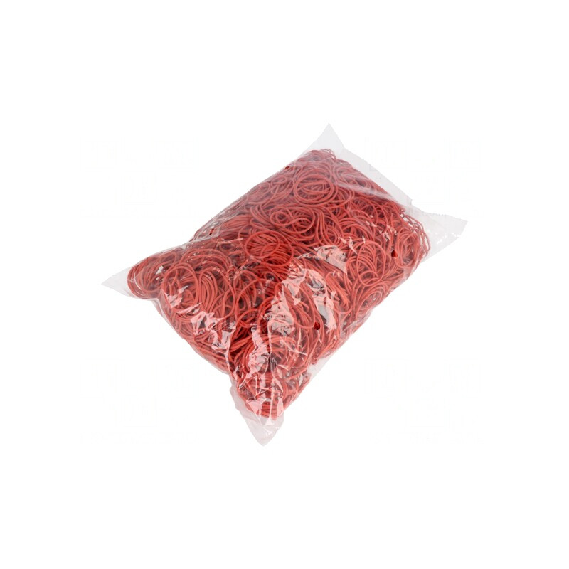 Inele Elastice din Cauciuc Roșu 1,5mm | Electronic-mag.ro | Componente Electronice