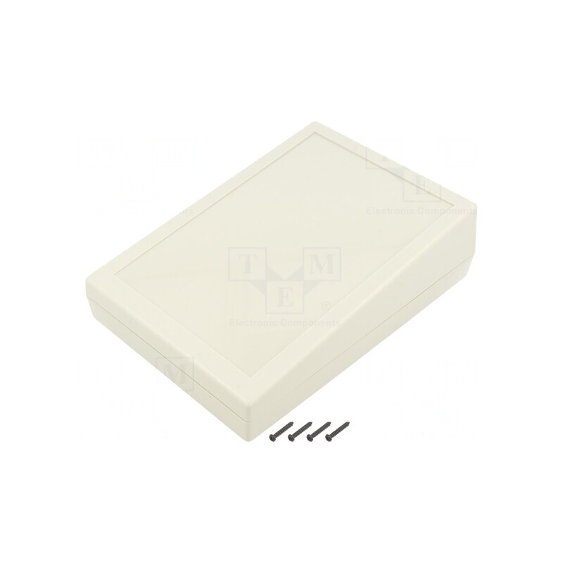 Carcasă desktop gri deschis 134x189x54.6mm ABS | Electronic-mag.ro | Componente Electronice