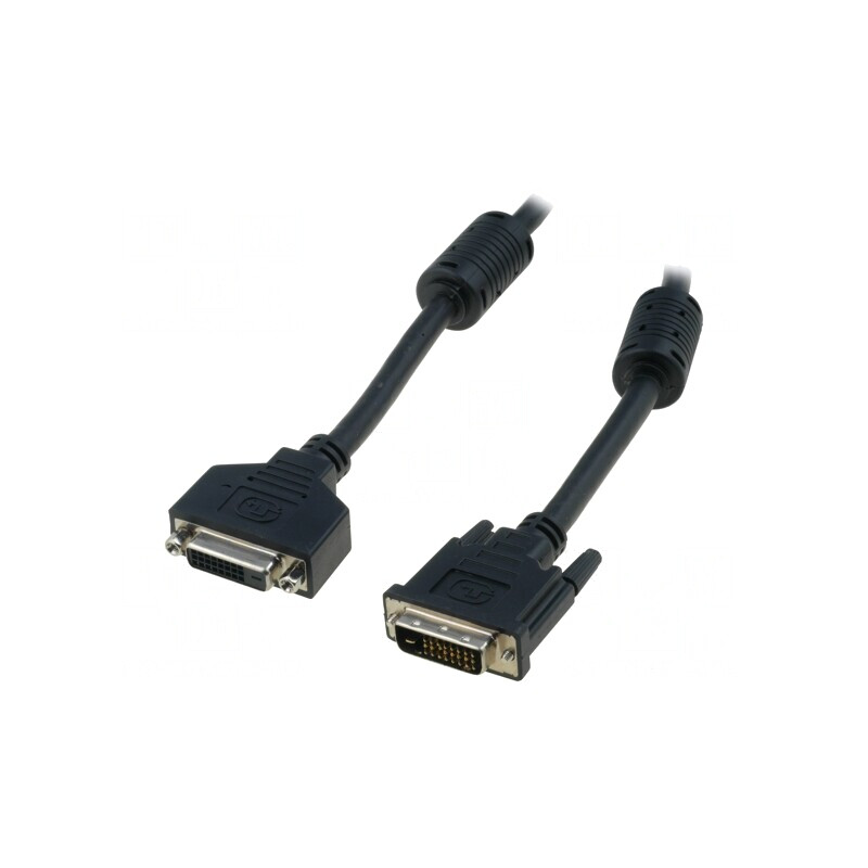 Cablu Dual Link DVI-D 24+1 Mufă la Soclu 2m | Electronic-mag.ro | Componente Electronice