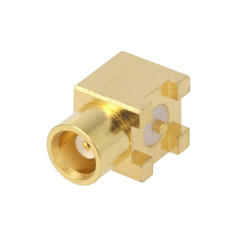 Soclu MCX Mamă Orizontal SMT 50Ω Aurit PTFE PCB | Electronic-mag.ro | Componente Electronice