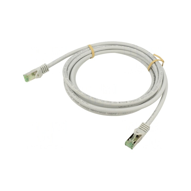 Cablu Patch S/FTP Cat 8.1 Cu LSZH Gri 3m | Electronic-mag.ro | Componente Electronice