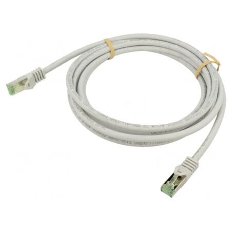 Cablu Patch S/FTP Cat 8.1 Cu LSZH Gri 3m | Electronic-mag.ro | Componente Electronice