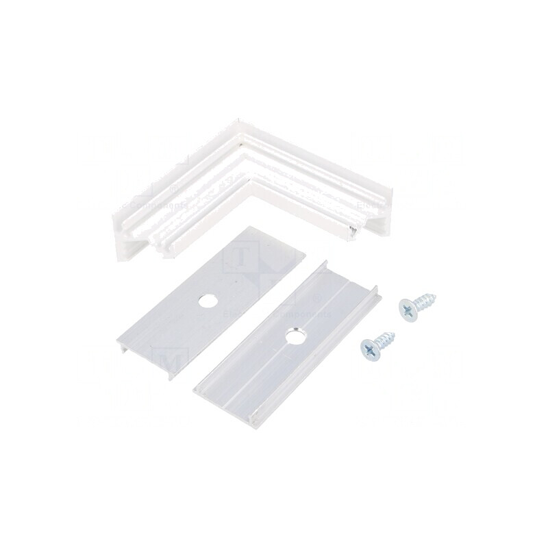 Conector Aluminiu Alb 90° CORNER10 | Electronic-mag.ro | Componente Electronice Conector Aluminiu Alb 90° CORNER10 | Electronic-mag.ro | Componente Electronice