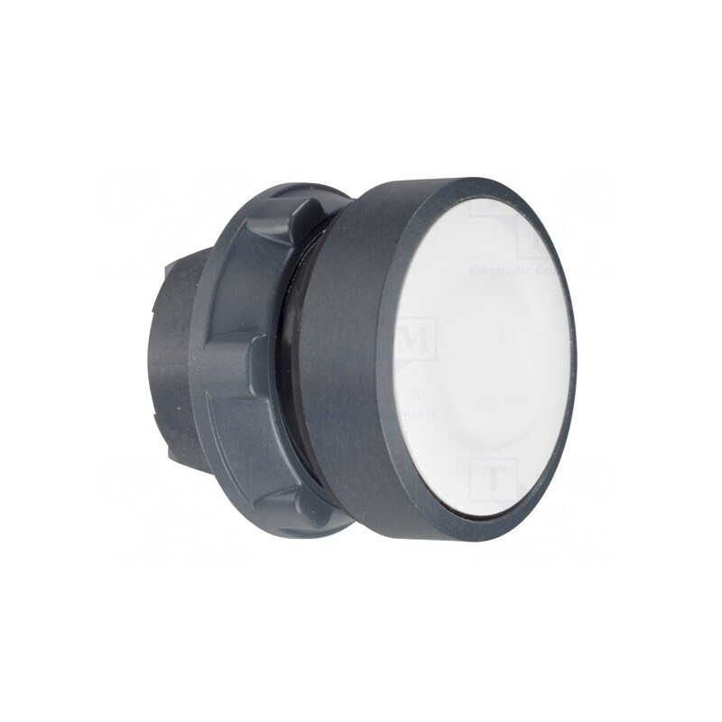 Comutator Apăsare 22mm Alb IP20 | Electronic-mag.ro | Componente Electronice