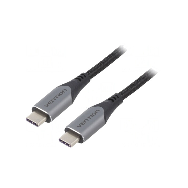 Cablu USB C 2.0 2m Negru 480Mbps | Electronic-mag.ro | Componente Electronice