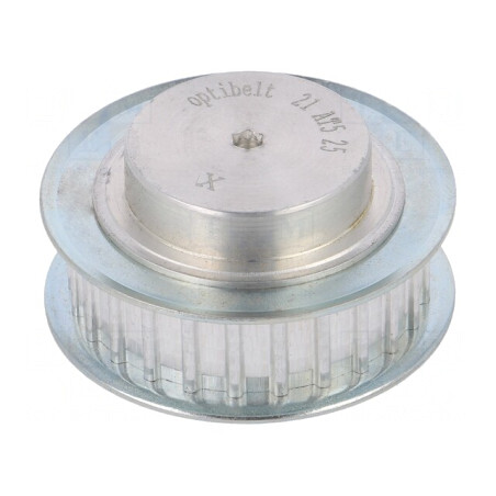 Roată de curea AT5 aluminiu 10mm 21mm 38,6mm | Electronic-mag.ro | Componente Electronice