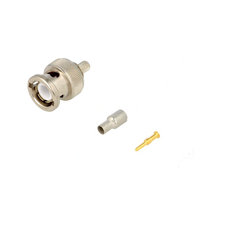 Mufă BNC Tată Drept 50Ω Crimpat | Electronic-mag.ro | Componente Electronice Mufă BNC Tată Drept 50Ω Crimpat | Electronic-mag.ro | Componente Electronice