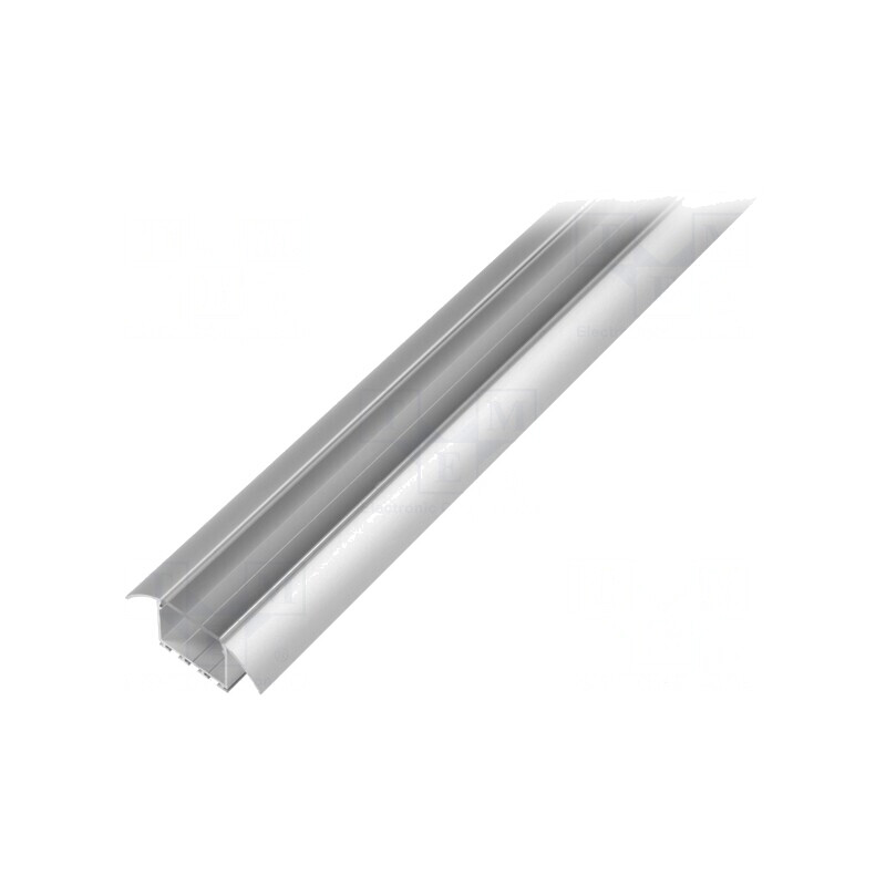 Profil Aluminiu Încastrat 1m pentru Module LED LESTO | Electronic-mag.ro | Componente Electronice