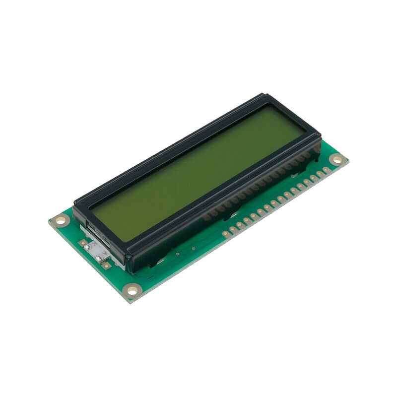 Afișaj LCD Alfanumeric 16x2 LED Galben-Verde | Electronic-mag.ro | Componente Electronice Afișaj LCD Alfanumeric 16x2 LED Galben-Verde | Electronic-mag.ro | Componente Electronice
