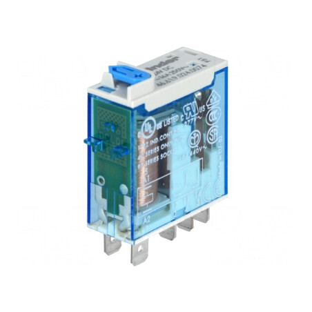 Releu Electromagnetic 24VDC Miniaturale Industrial | Electronic-mag.ro | Componente Electronice