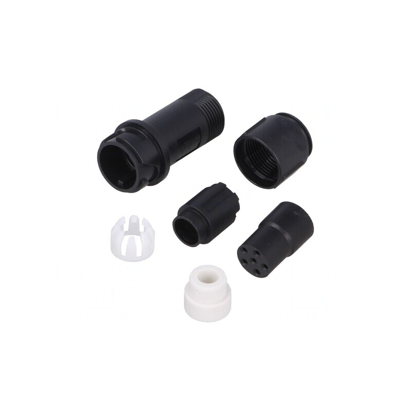 Conector Circular Mufă Mamă 6 PIN fără Contacte | Electronic-mag.ro | Componente Electronice