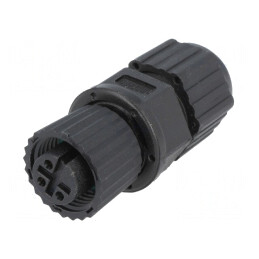 Mufă M12 3-PIN Mamă IP68 Pe Cablu | Electronic-mag.ro | Componente Electronice