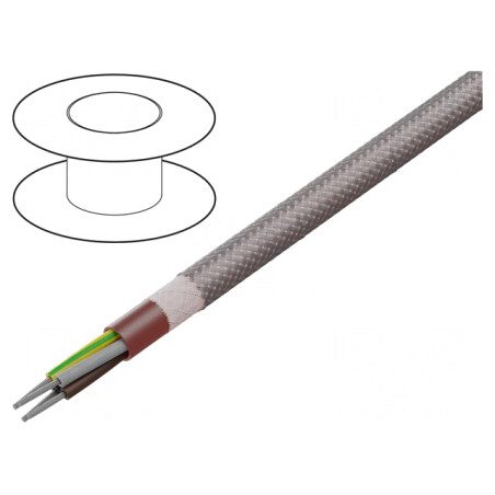 Cablu Silicon 4G0,75mm2 Maro-Roșu 60-180°C | Electronic-mag.ro | Componente Electronice