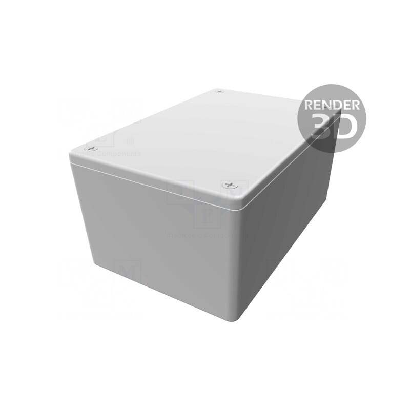 Carcasă universală 83x123x59mm ABS neagră | Electronic-mag.ro | Componente Electronice