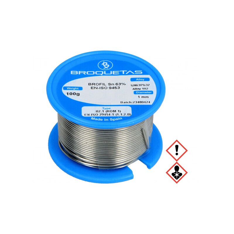 Sârmă de lipit 1mm 100g cu plumb 183°C | Electronic-mag.ro | Componente Electronice