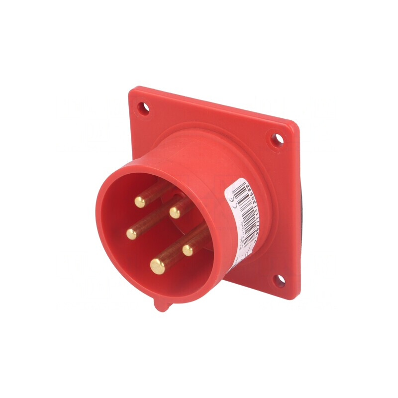 Conector Alimentare AC Trifazat 16A 400VAC IP44 | Electronic-mag.ro | Componente Electronice
