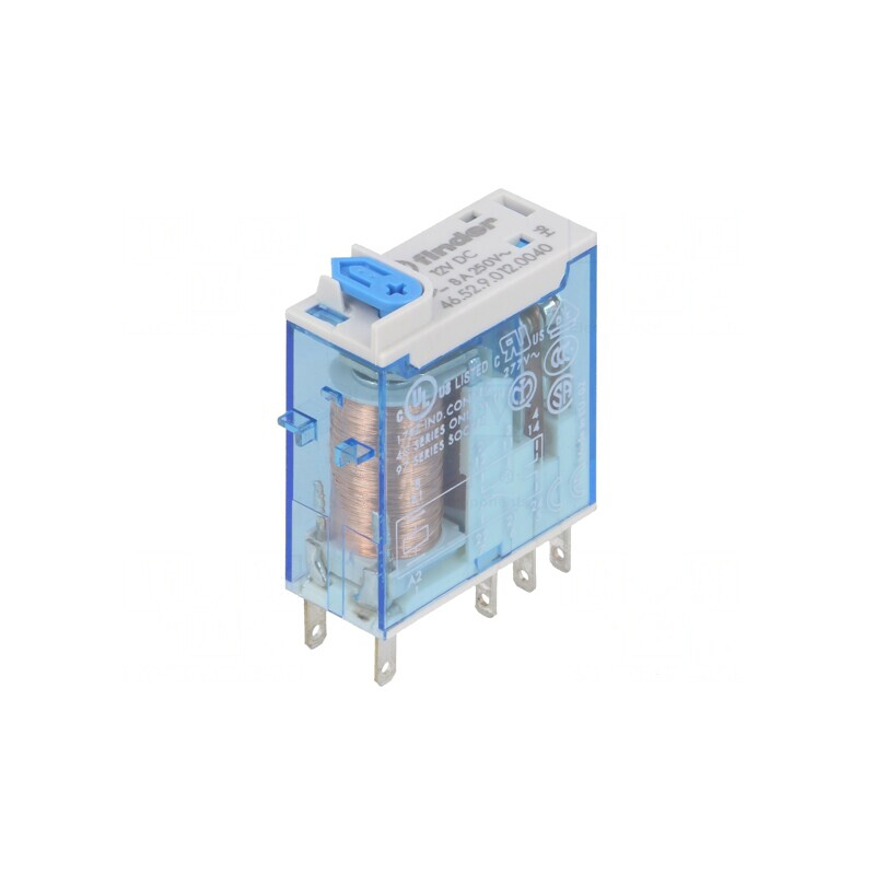 Releu electromagnetic DPDT 12VDC 15A | Electronic-mag.ro | Componente Electronice