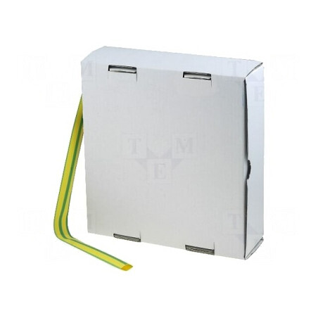 Manson Termocontractabil 6.4mm Galben-Verde 2:1 | Electronic-mag.ro | Componente Electronice