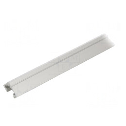Profil Aluminiu Argintiu pentru Module LED 1m | Electronic-mag.ro | Componente Electronice