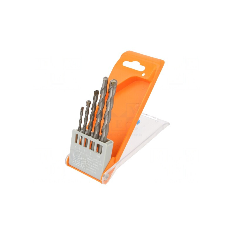 Set Burghie Beton 4-10mm 5 Bucăți | Electronic-mag.ro | Componente Electronice