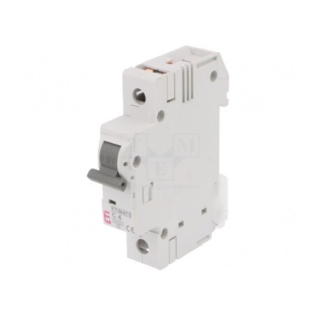 Întrerupător de Supracurent 4A 1P 6kA 230/400VAC | Electronic-mag.ro | Componente Electronice
