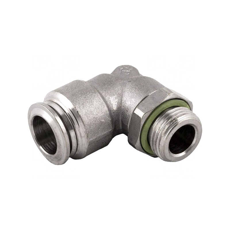 Racord Push-In Unghi Alamă Nichelată 20 Bar | Electronic-mag.ro | Componente Electronice