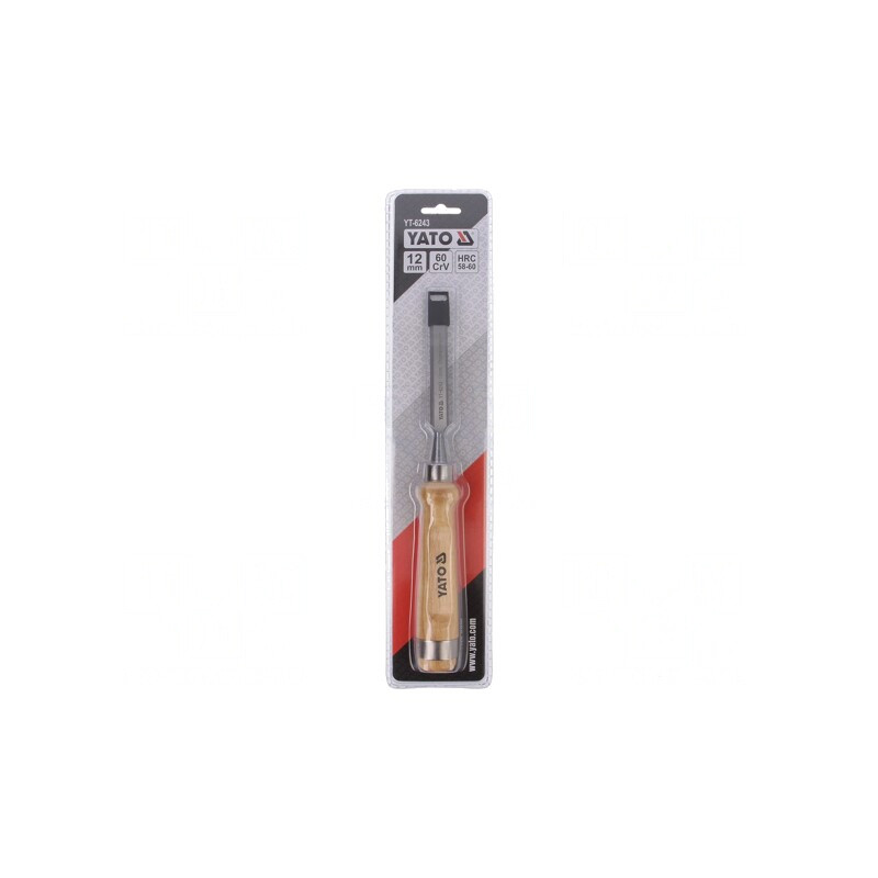 Daltă Lemn 12mm Oțel Crom-Vanadium Mâner Lemn | Electronic-mag.ro | Componente Electronice