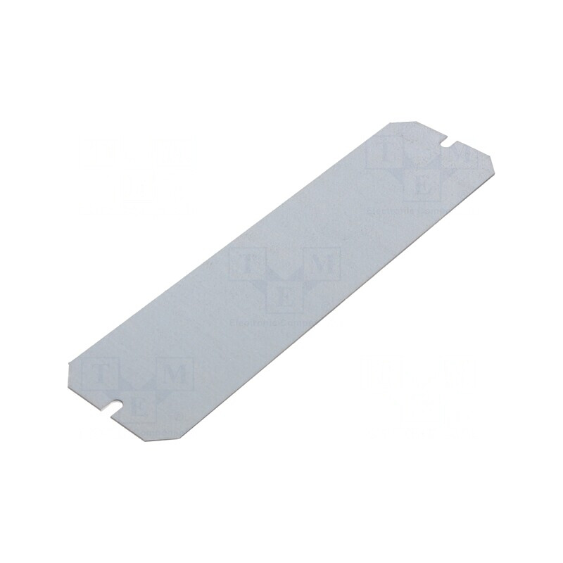 Placă de montare oțel 54x200mm zincată | Electronic-mag.ro | Componente Electronice