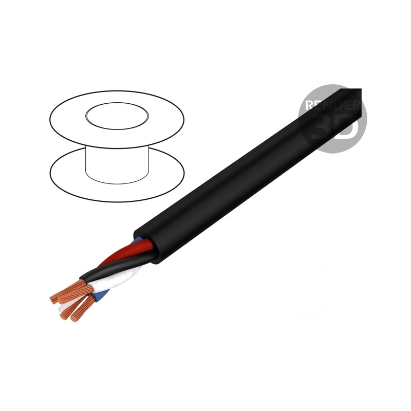 Cablu Difuzor HELUSOUND 4x2.5mm² PVC | Electronic-mag.ro | Componente Electronice