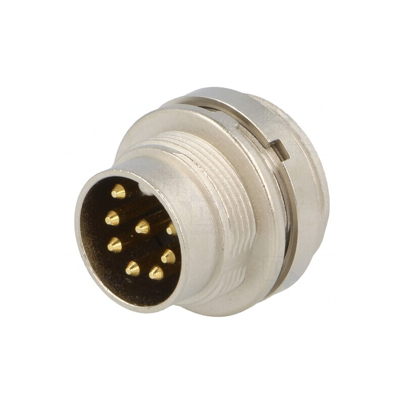 Conector M16 8-PIN 5A 60V IP40 | Electronic-mag.ro | Componente Electronice