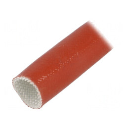 Manșon Electroizolant Fibră de Sticlă Cărămiziu 60-250°C | Electronic-mag.ro | Componente Electronice