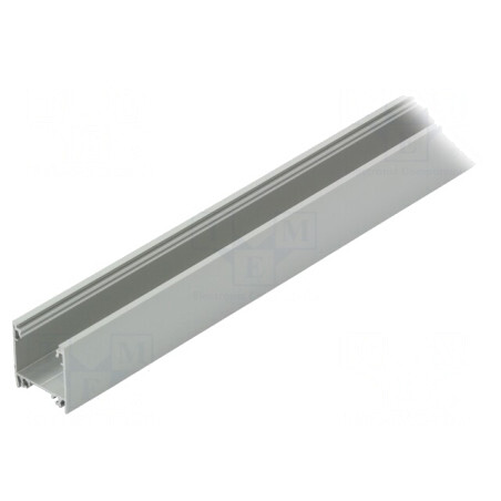 Profil Aluminiu Anodizat 1m pentru Module LED LINEA20 Natural | Electronic-mag.ro | Componente Electronice