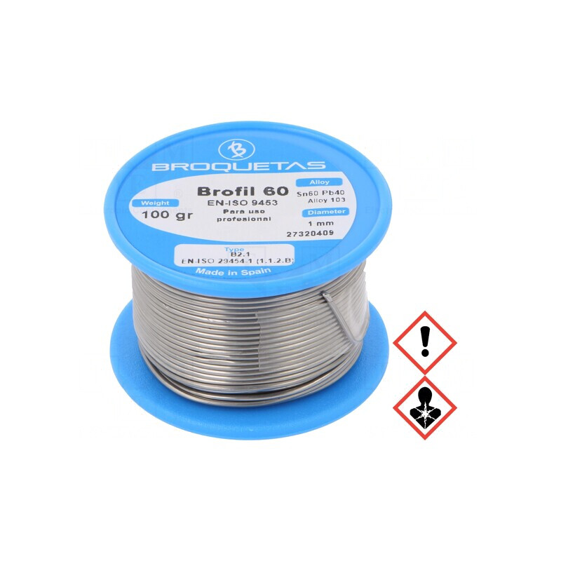 Sârmă de lipit 1mm 0,1kg cu plumb | Electronic-mag.ro | Componente Electronice