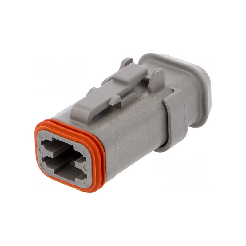 Conector Mamă 4-Pin IP68 Gri pentru Cablu-Cablu | Electronic-mag.ro | Componente Electronice